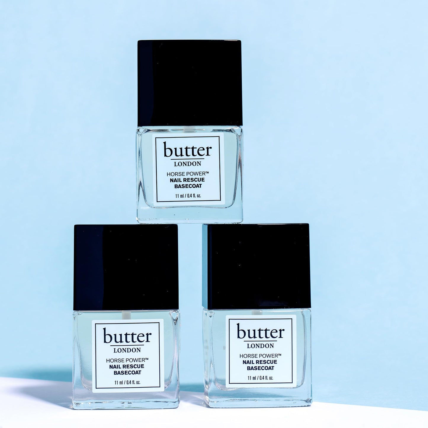 Butter London Horse Power Nail Rescue Base Coat for Women - 0.4 oz Nail Treatment