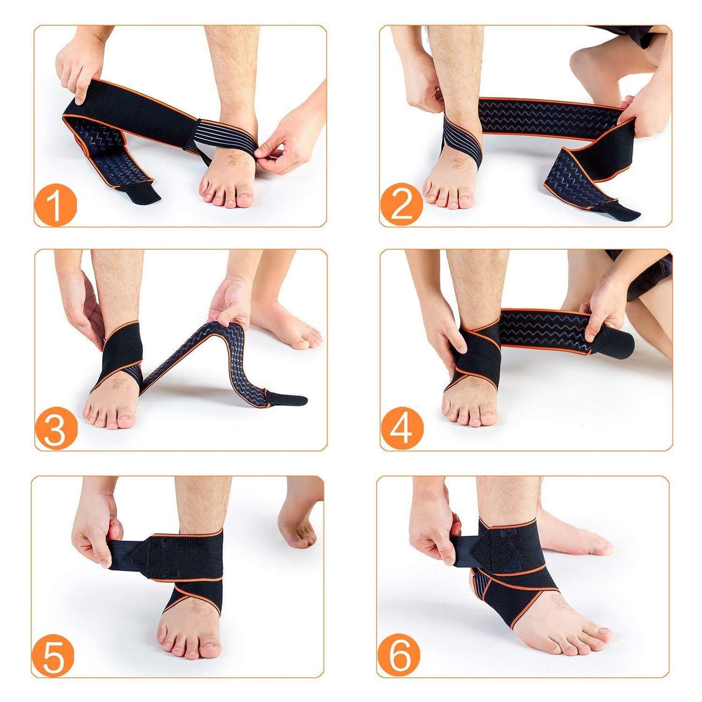 1 Piece Ankle Brace Adjustable Ankle Support