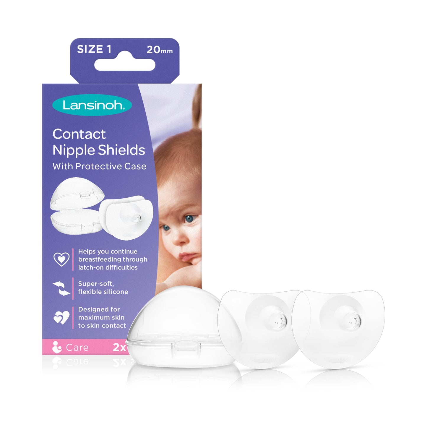 Lansinoh Shield for Breastfeeding, 2ct 20 Milimeter