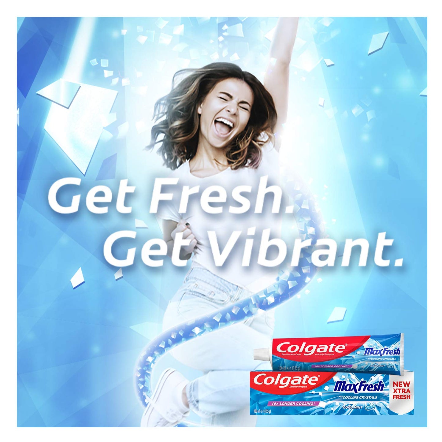 Colgate Max Fresh Cool Mint Gel Toothpaste – 4 X 75Ml