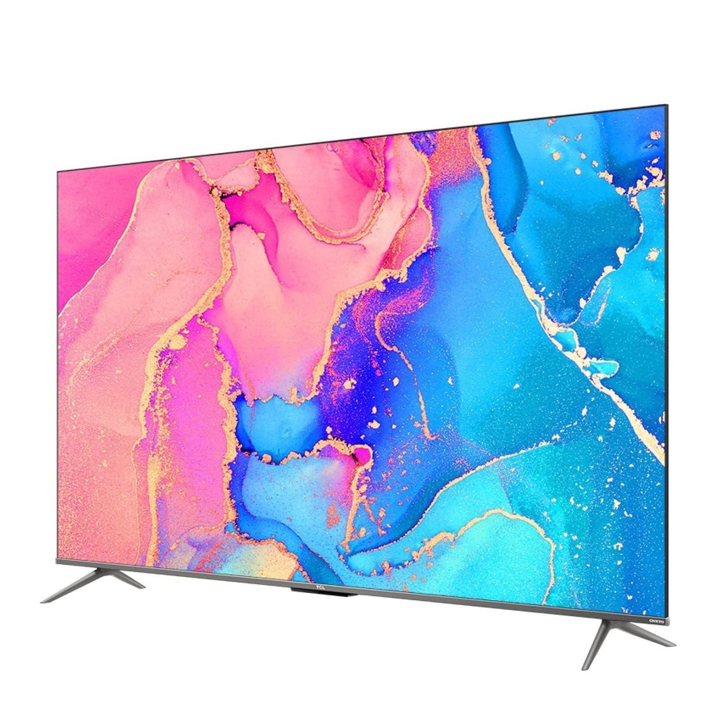 TCL 50 Inch 4K Ultra HD QLED Smart TV, Google TV with Hands-free Voice Control, Dolby Vision IQ-Atmos, HDR 10+, Game Master, Wide Colour Gamut, Onkyo Audio, Quantum Dot Technology, 50C635 (2022 Model)