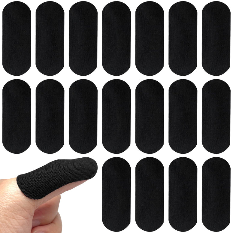 AYWFEY 100 Pcs Bowling Thumb Tape, Black Protective Bowling Tapes Elastic Bowling Ball Thumb Strips for Bowlers Exercise Sport Bowling Accessories, Perfect for Women Men Children