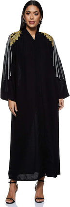 Nukhbaa Women's Abaya, Black