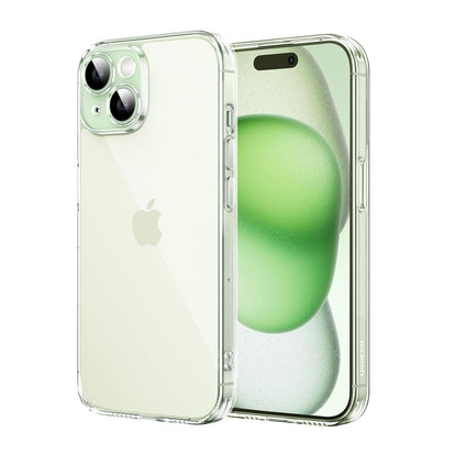 UGREEN iPhone 15 Case Clear 6.1 inch【Anti-Yellowing】【 Mil-Grade Anti-Drop】iPhone 15 Cover Transparent, Slim Thin Crystal iPhone 15 Case, Full Coverage Lens Protection, Shockproof Anti-Scratch