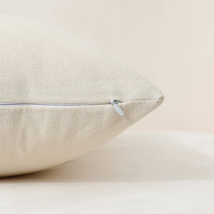 MYCDXE Cushion Covers 60 x 60 cm Farm Cushion Covers, Cushion Covers Home Decor Faux Leather, Set of 2 Khaki Linen Cushion Covers for Sofa Bedroom