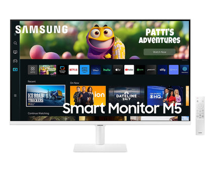 Samsung 32CM501 32-Inch FullHD Smart Monitor M5 With HDMI,USB Hub,Wifi,Bluetooth -White
