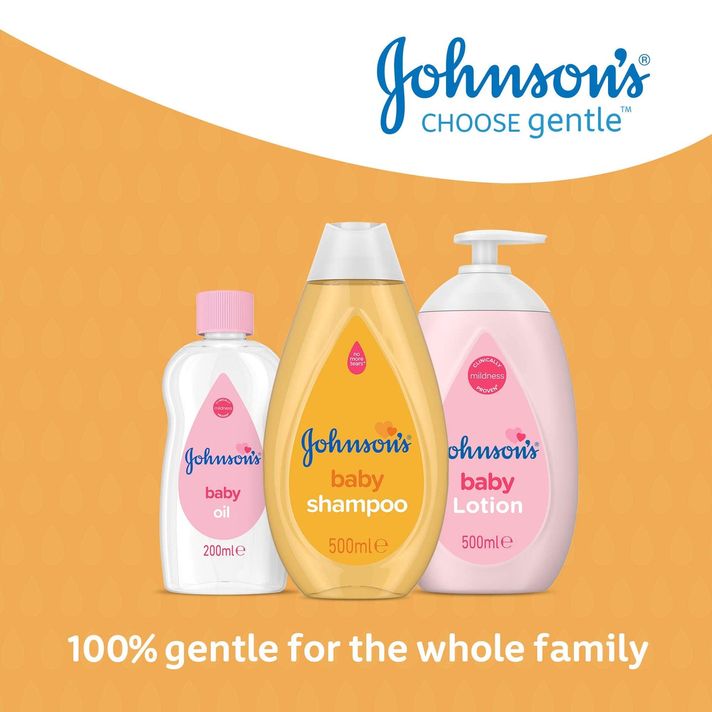 Johnson's Baby Shampoo Multipack - Gentle And Mild Everyday Use - PH Balanced Delicate Skin, 3 X 500 Ml