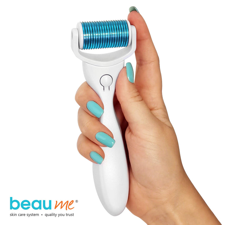 BEAUME® Body Dermaroller with 1200 needles (0,20-1,50mm) • Exchangeable attachment • the Original • certified in Germany (0,50mm)