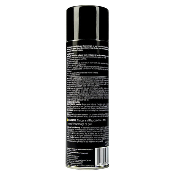 3M Professional Grade Rubberized Undercoating, Corrosion, Water and Salt Spray Resistant, 03584, 16 oz. Aerosol
