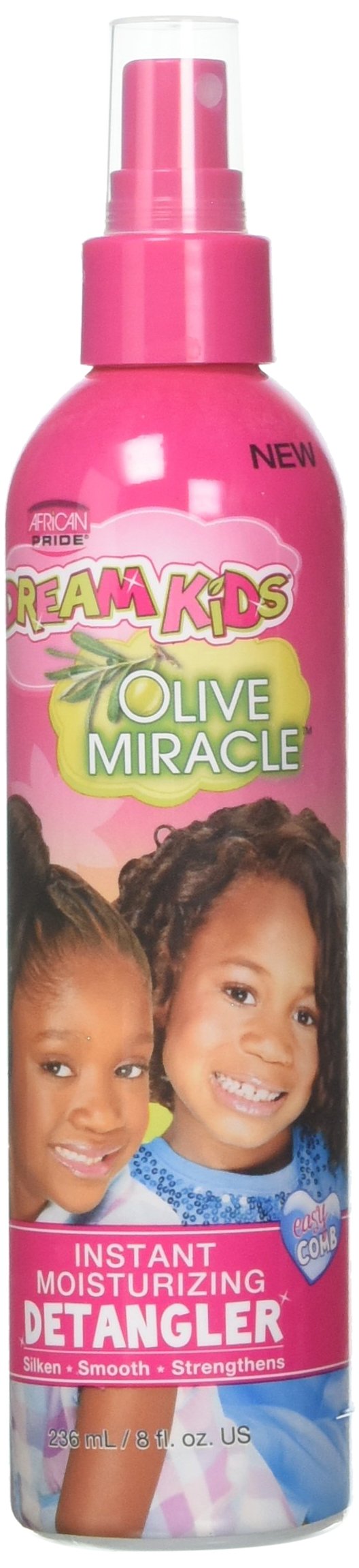 African Pride Dream Kids Olive Miracle Instant Moisturizing Detangler 236 ml
