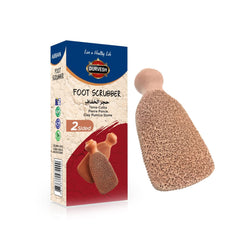 Durvesh Foot scrubber and Callus Remover, Made With Terracotta - 2 Sided