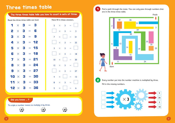 Times Tables Ages 7-11: Ideal for Home Learning