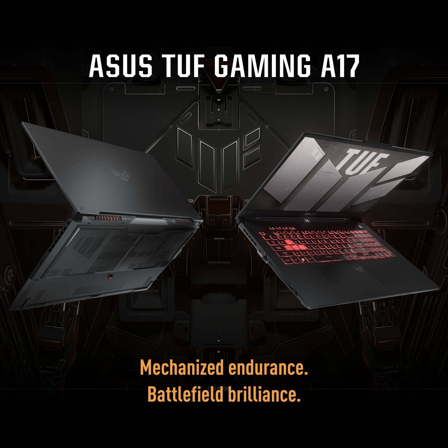 Asus Tuf Gaming A17 FA707RR-HX003W (Jaeger Gray) Gaming Laptop, R7-6800H 16GB 1Tb Pcie G3 Ssd, Nv Rtx3070, Win11 Home, 17.3 Inch Fhd 1920X1080 16:9 144Hz, Hd Webcam, Backlit-RGB-Eng-Arb-KB