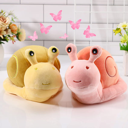 Cute Cartoon Snail Doll Plush Toy Children's Birthday Gift Big Snail Pillow Doll Kawaii Decor Toy Decor Snail Plush Pout Fish Stuffed Animal Isopod Plush Moth Funny Weird