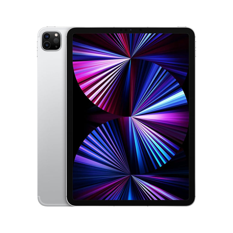 Apple 2021 iPad Pro (11-inch, Wi-Fi + Cellular, 1TB) - Silver (3rd Generation)
