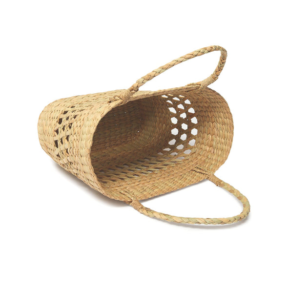 Habere India-All the Cultures Fabricating India Picnic Baskets | Lunch Basket | Cane or Jute Basket | Cane Basket for Gifting | Wicker Baskets (Multi Color 8)