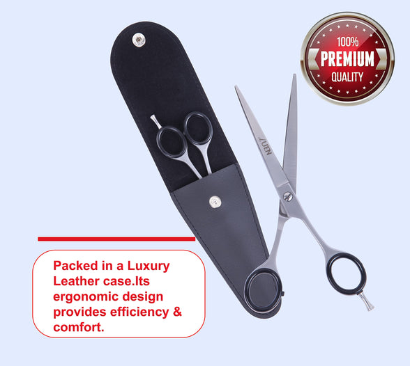 UEN Professional Hair Cutting Scissors/7 Inches/Razor Edge/Stainless Steel/ Perfect for Salon,Barber and Home Use/Hairdressing shears for Kids,Women and Men