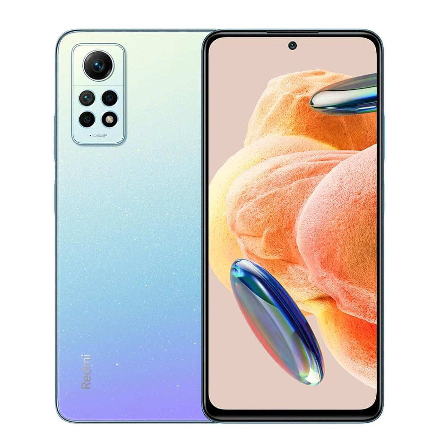 Xiaomi Redmi Note 12 Pro 4G (Glacial Blue 8GB RAM, 256 Storage) - Smooth 120Hz AMOLED display |Powerful Snapdragon processor | 108MP Wide Camera | 67W Turbo charging