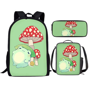 Showudesigns Fashion Printing Animal Zoo Backpack for Big Boys Girls Polyester