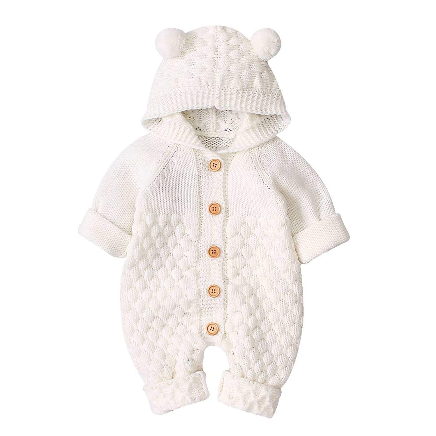 SANMIO Toddler Baby Boys Girls Deer Christmas Cardigan Sweater Button-up Cotton Coat(3-6M)