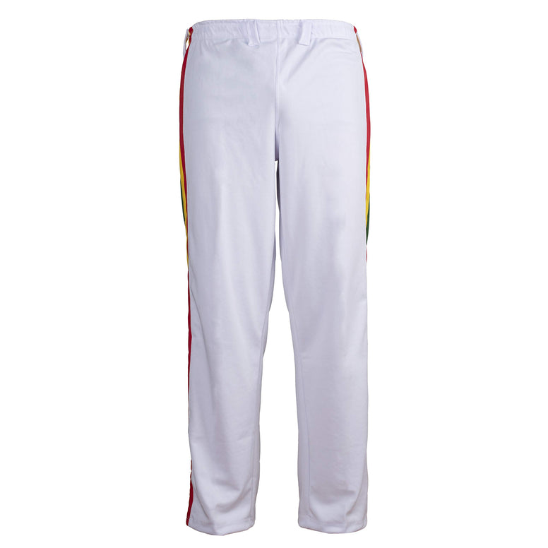 JLSPORT Authentic Brazilian Capoeira Martial Arts Men's Trousers (Jamaican Reggae) Large