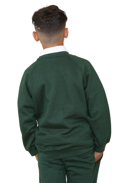 Fleece Sweatshirt Unisex Knitted Sweater Jumber Full Sleeve Kids Boys Girls Children Top Crew Neck Outdoor Activewear
