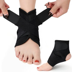 AMERTEER Ankle Support, Adjustable Compression Ankle Braces for Plantar Fasciitis and Ankle Suppor, Stabilize Ligaments, Eases Pain Swelling, One Size Fits All (Men & Women)