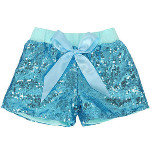 Cilucu Baby Girls Shorts Toddler Sequin Shorts Sparkles on Both Sides (12 Months)