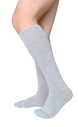 Replacement Sock Liner for Orthopedic Walking Boots Walker Brace,Tube Socks Under Air Cam Walkers and Fracture Boot Cast Shoe Surgical Leg Cover Grey 4 Pack