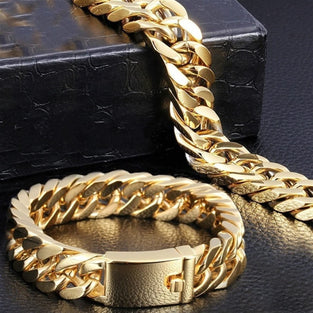 TRIONN Bracelet, Men's Bracelet Double Button Bracelet Men's Party Gifts Accessories Men's Birthday Gifts