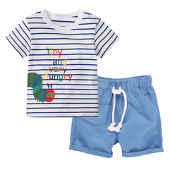 Toddler Boys Shorts Set Kids Summer Short Sleeve T Shirt and Shorts 2 Pieces Set 7 Y