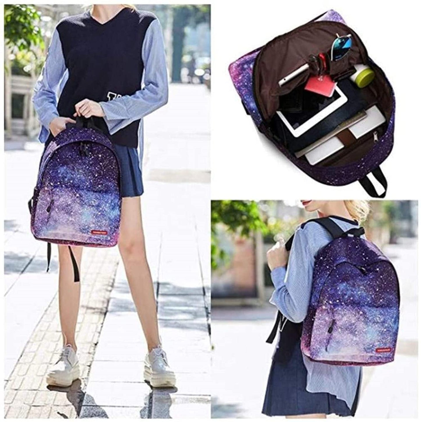 Galaxy School Bag Backpack for Teen Teenage Student