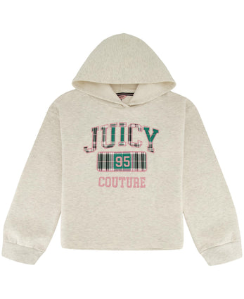 Juicy Couture girls Fleece Pullover Hoodie Sweatshirt Hooded Sweatshirt (pack of 1) 7 Years