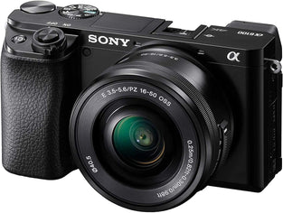 Sony Alpha 6100 | APS-C Mirrorless Camera with Sony 16-50 mm f/3.5-5.6 Power Zoom Lens (Fast 0.02s Autofocus, Eye Tracking Autofocus for Human and Animal, 4K Movie Recording and Flip Screen)