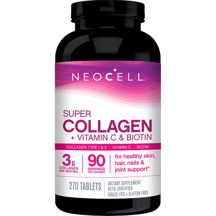 NeoCell Super Collagen + Vitamin C + Biotin 270 Tablets