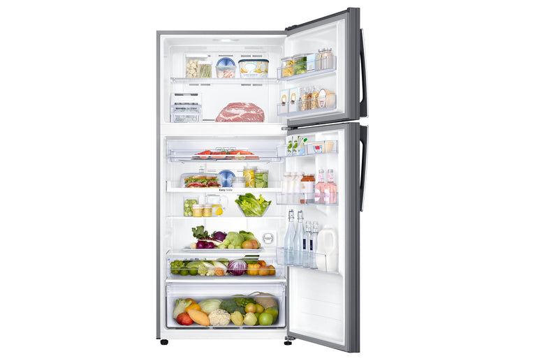 Samsung 720 Liters, Top Mount Refrigerator, RT50K6357SL/AE, Easy Clean Steel, Twin Cooling Plus, 20 Year Warranty on Digital Inverter Compressor