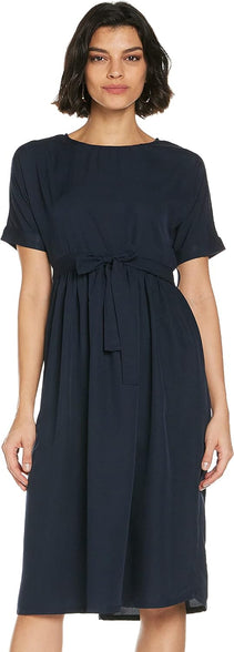 KRAVE Crepe Fit and Flare Casual Dress