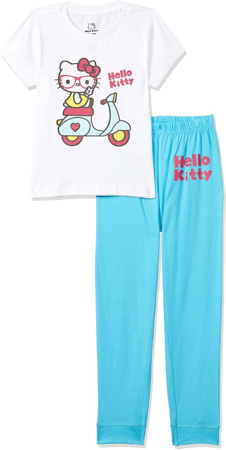 Joshua Tree Girl's Regular fit Pyjama Set