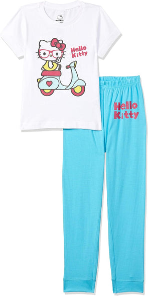 Joshua Tree Girl's Regular fit Pyjama Set