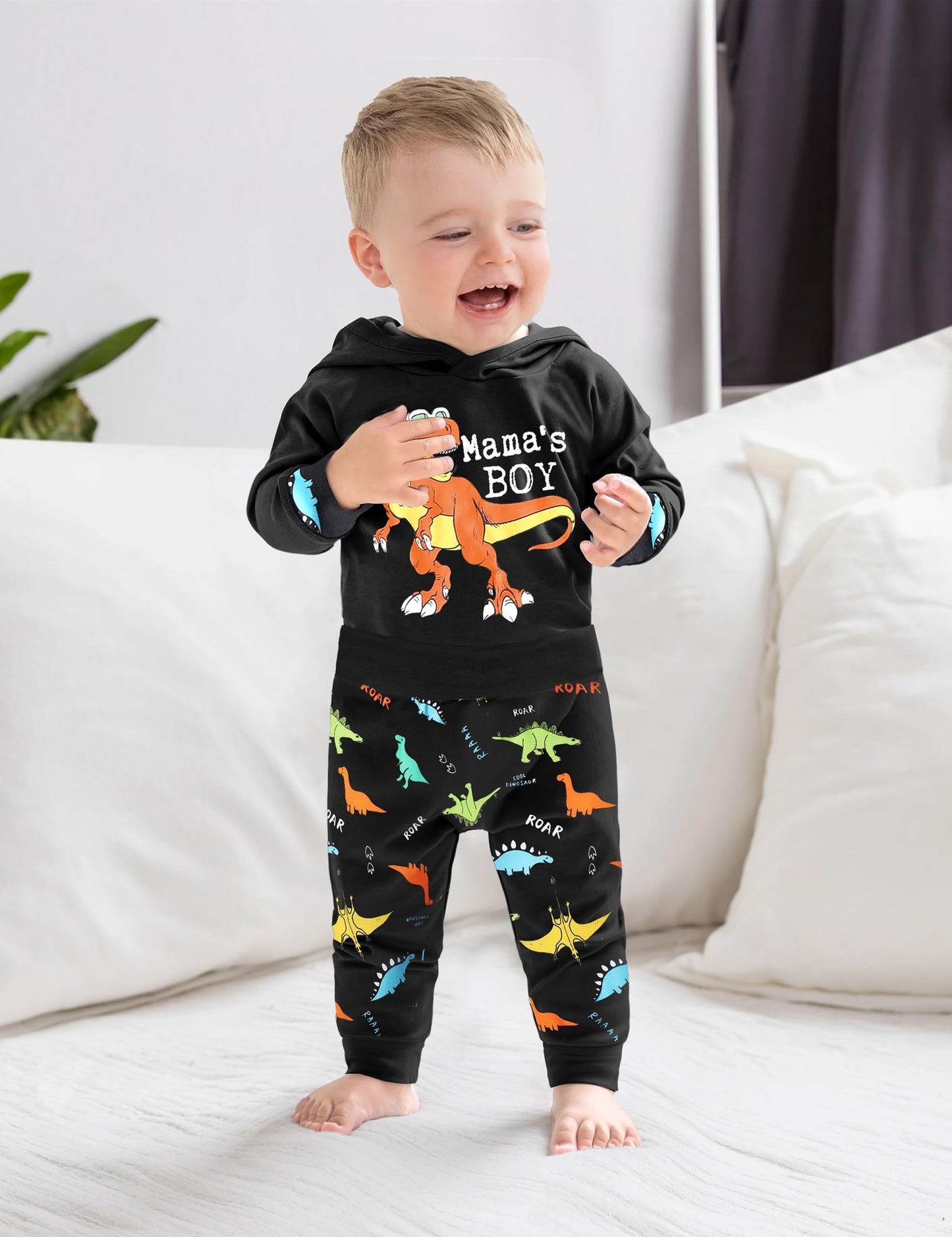 Von kilizo Newborn Baby Boy Clothes Romper Onesie Cotton Newborn Outfit for Boy Cute Infant Boy Jumpsuits Clothes 0-3M