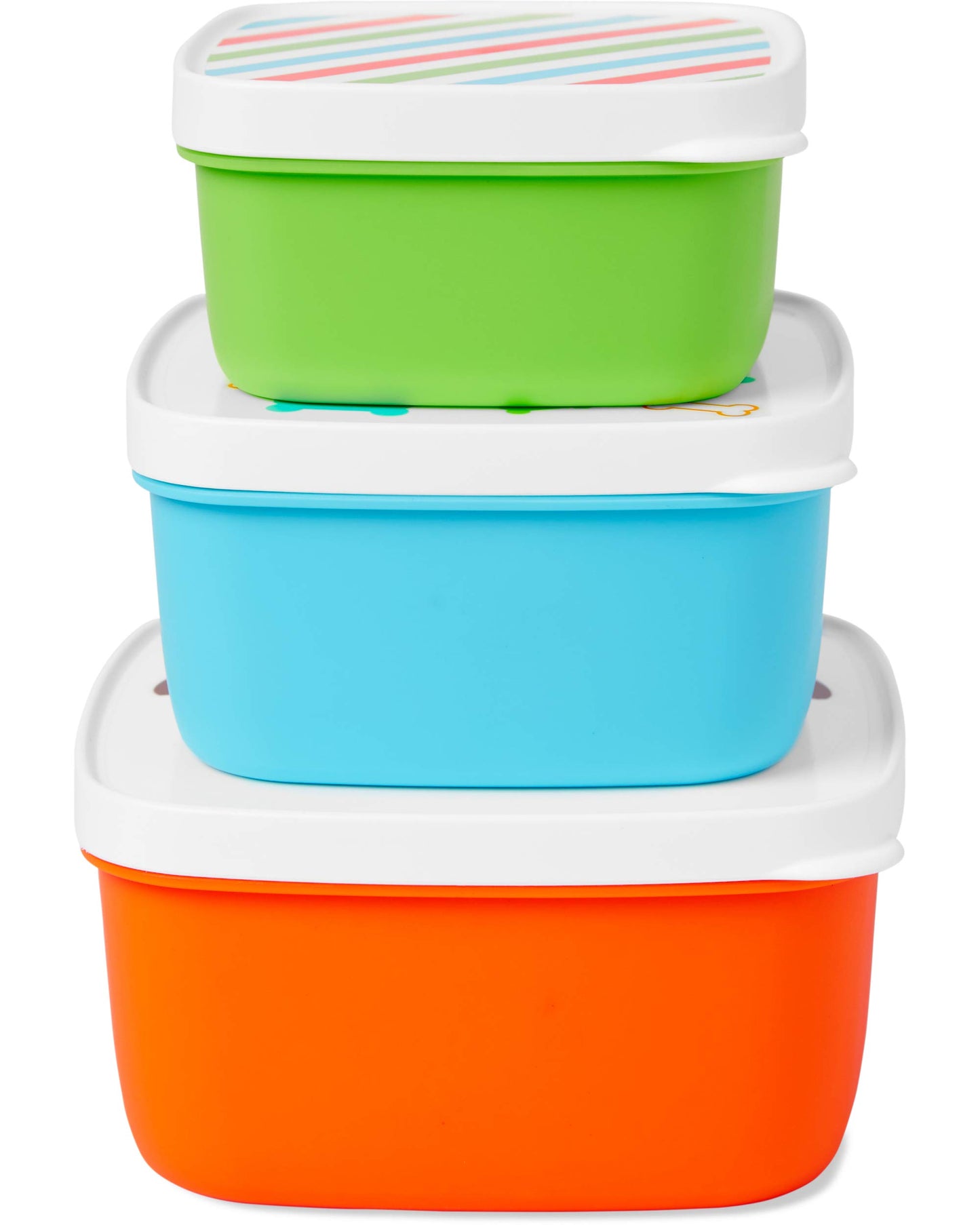 Skip Hop Toddler Zoo Snack Container Box Set, Dog, 3 Pack, 1 Ea