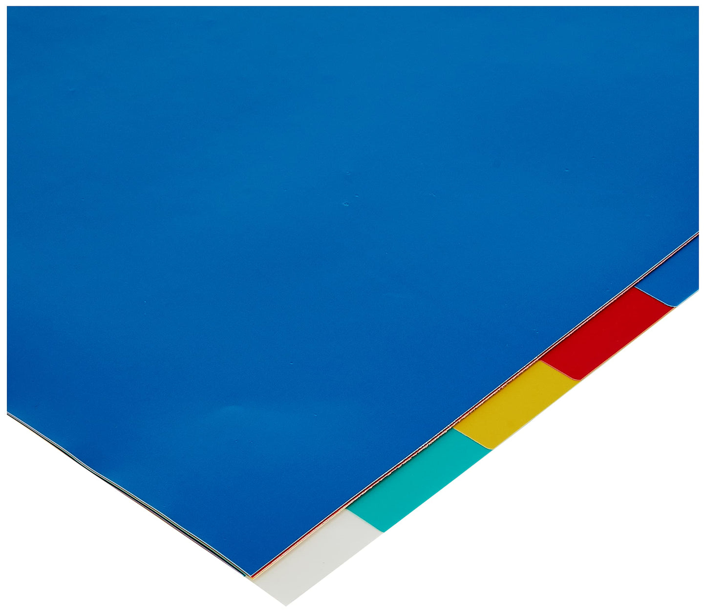 Maxi A4 Plastic Binder Dividers 10 Colours, Assorted, Mxdvpp 10C