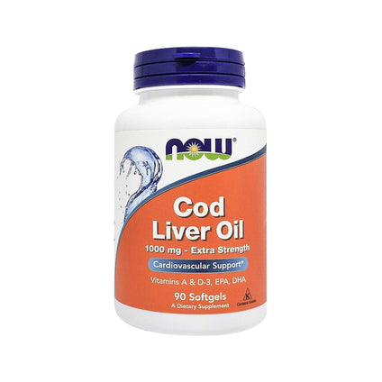 Now Foods, Cod Liver Oil, 1,000 Mg, 90 Softgels