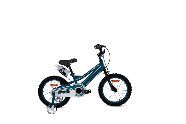 Mogoo Rayon Kids Road Bike For 2-10 Years Old Girls & Boys, Adjustable Seat, Handbrake, Reflectors, Lightweight, Gift For Kids, 12/14/16 Inch Bicycle with Training Wheels, 20-Inch with Kickstand
