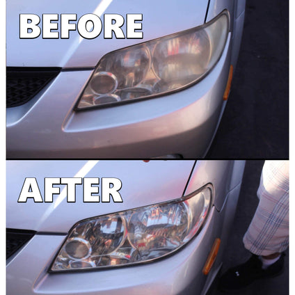 Clt car headlight restoration kit, headlight restorer wipes