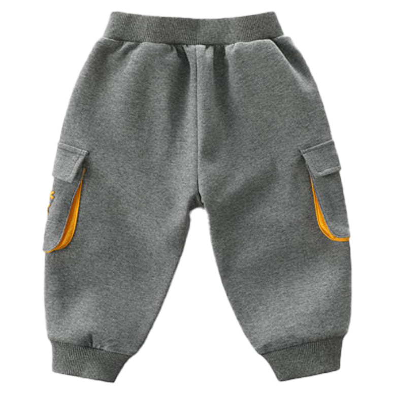 LABISHU Toddler Boys Thin Elastic Waist Sport Jogger Pants Kids Athletic Casual Cuffed Pull On Outwear Sweatpants