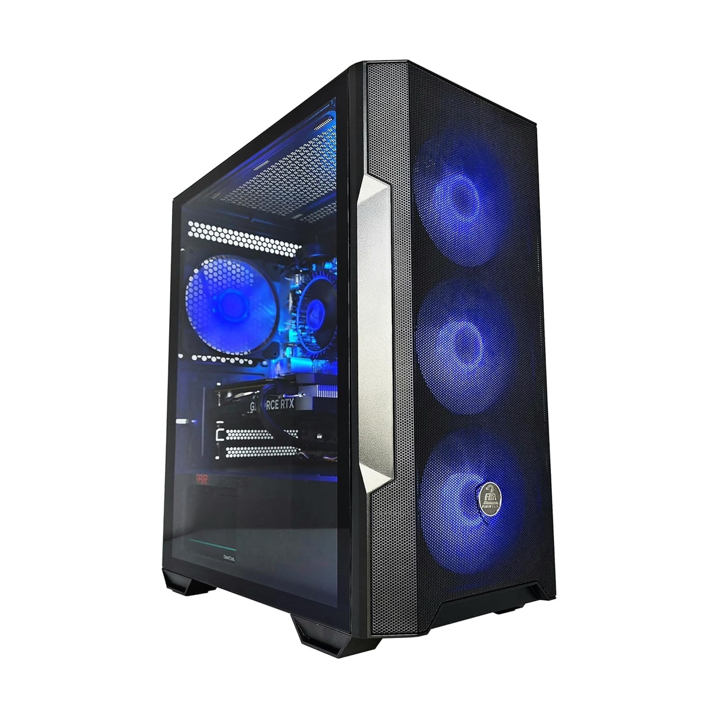 2FR RGB Gaming PC - Intel i5-12400F, 16GB DDR4, Nvidia RTX 3050, 1TB NVME M.2 SSD, RGB CPU Case, Windows 10 pro, 1 Year Warranty (T-266 V2) (i5-12400F/RTX3050)