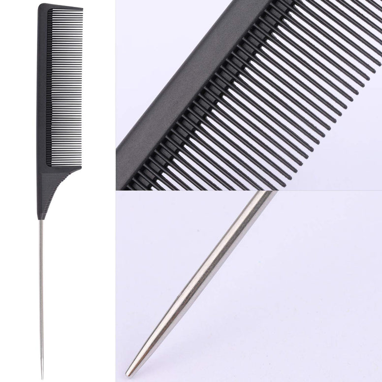 BTYMS Rat Tail and Dressing Set Parting Combs - 3 Pieces