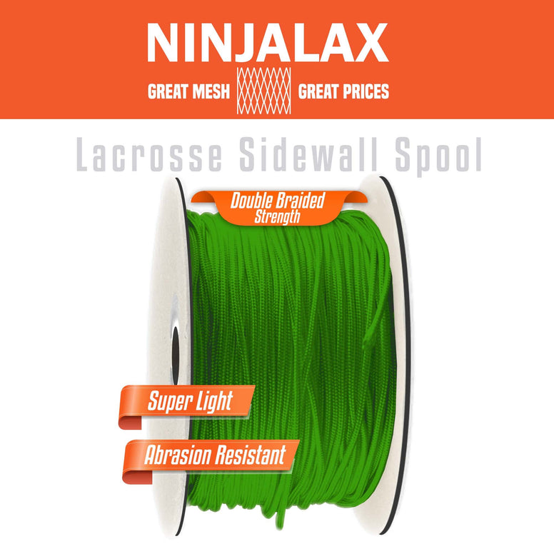 Ninjalax Lacrosse Sidewall Stringing Spool - 300 feet