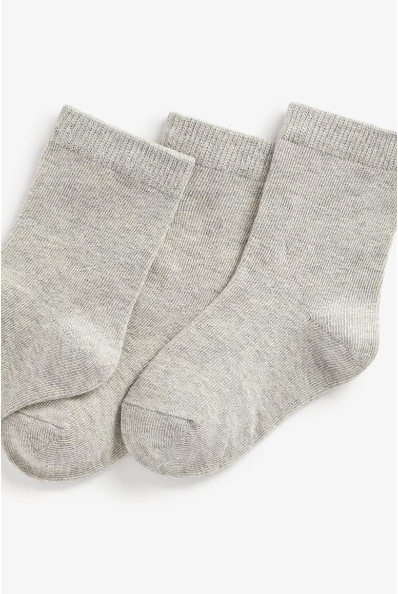 MOTHERCARE Boys 5Pk Grey Socks